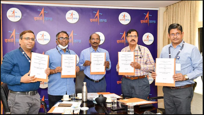 A MoU signed by ISRO And NIT Rourkela for Setting Up a Space Technology Incubation