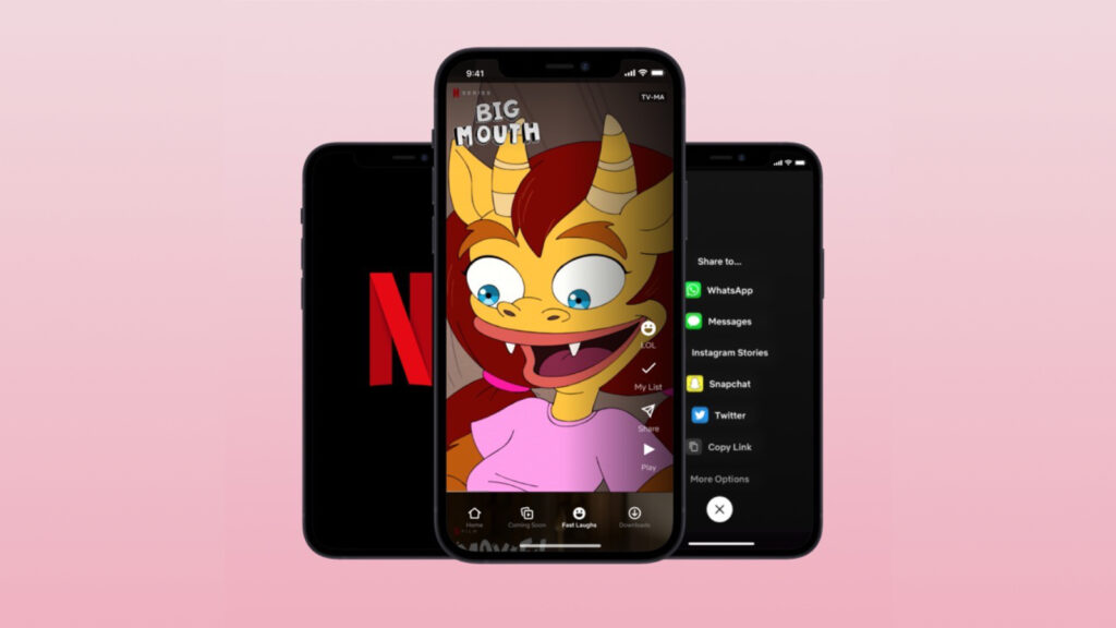 Netflix's iOS App Also Has a TikTok-Style Feed for Funny Video Clips Called Quick Laughs.