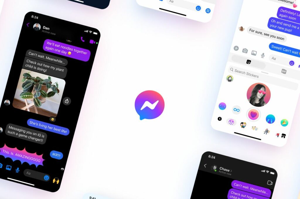 Facebook Messenger Logo gets a Makeover & Fresh Theme.